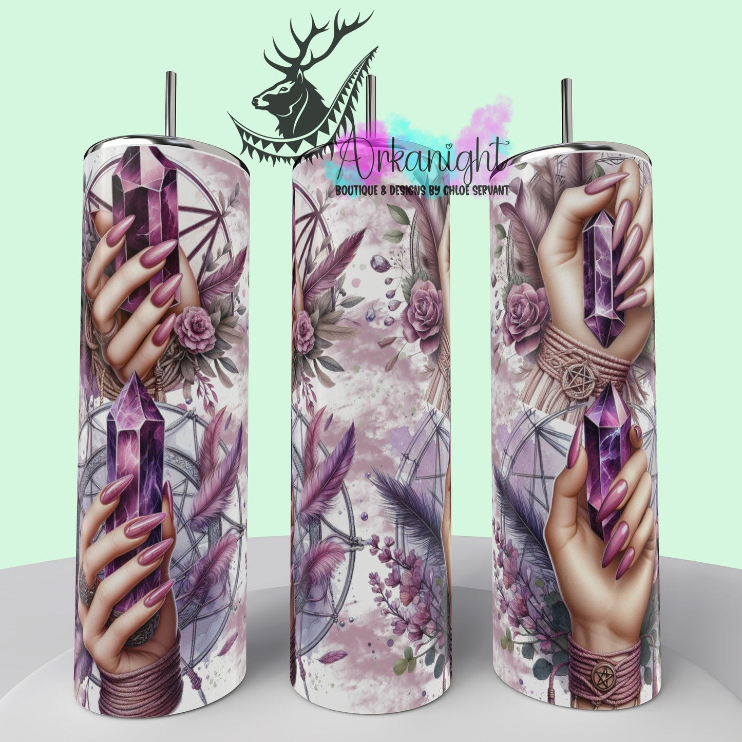 Gourde sur commande - Collection Crystal 2025 - Amethyst