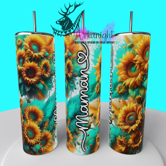 Gourde sur commande - Collection Fête des mères 2025 - Sunflower - Maman