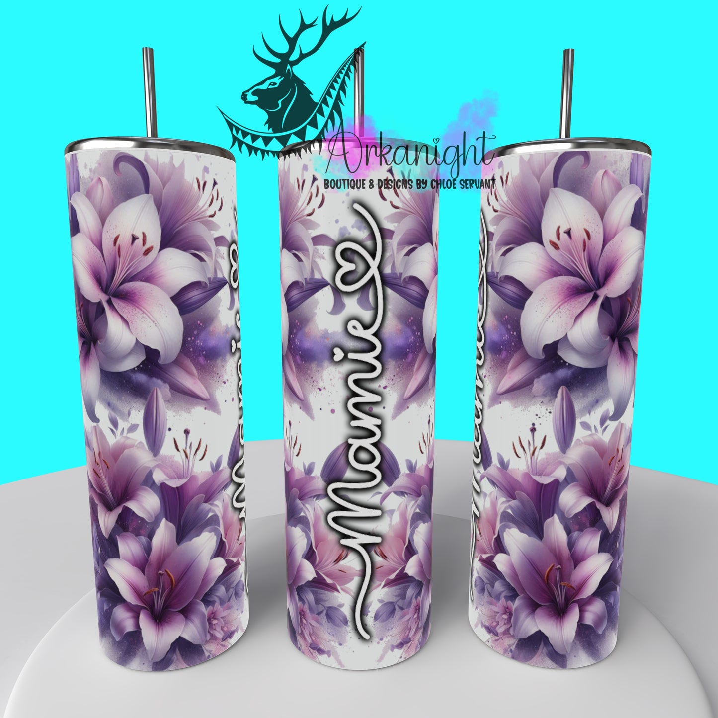 Gourde sur commande - Collection Fête des mères 2025 - Purple Lys - Mamie