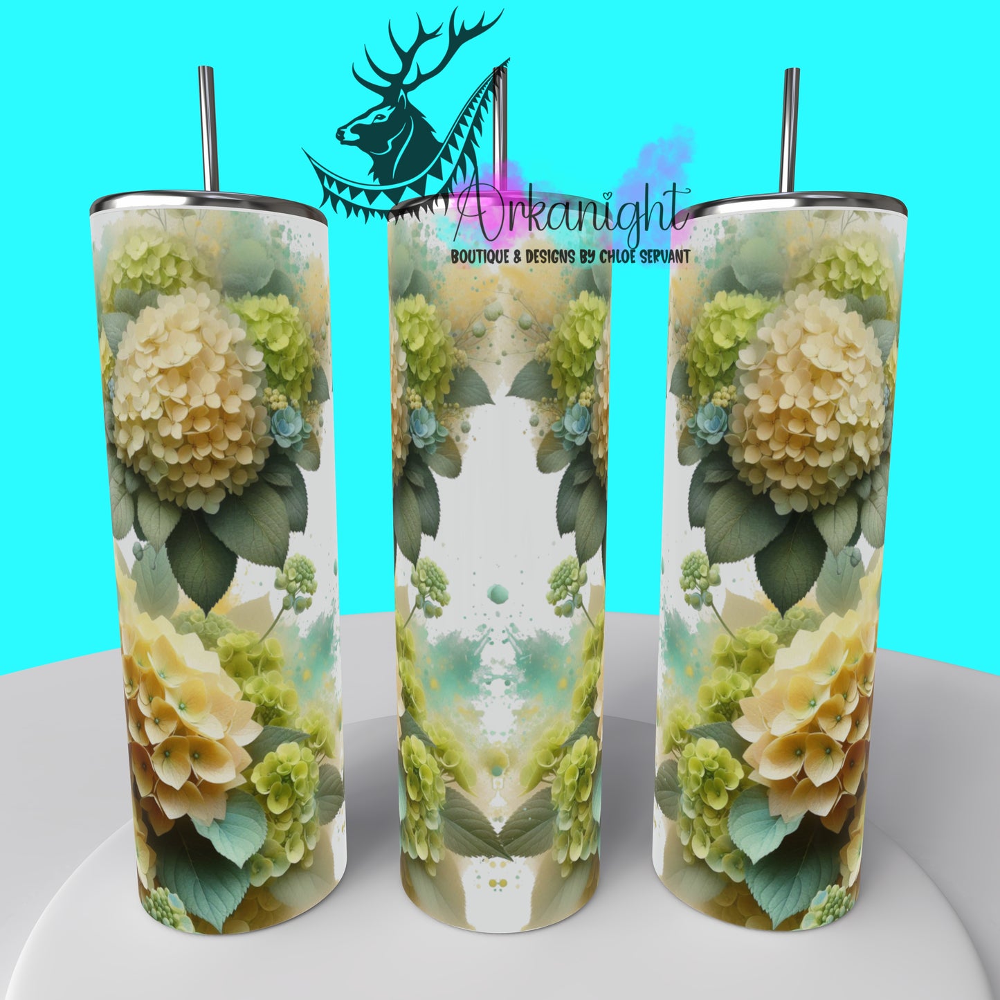 Numérique - Collection Fête des mères 2025 - Yellow Hydrangea Maman- Mamie - Marraine - Sans Texte