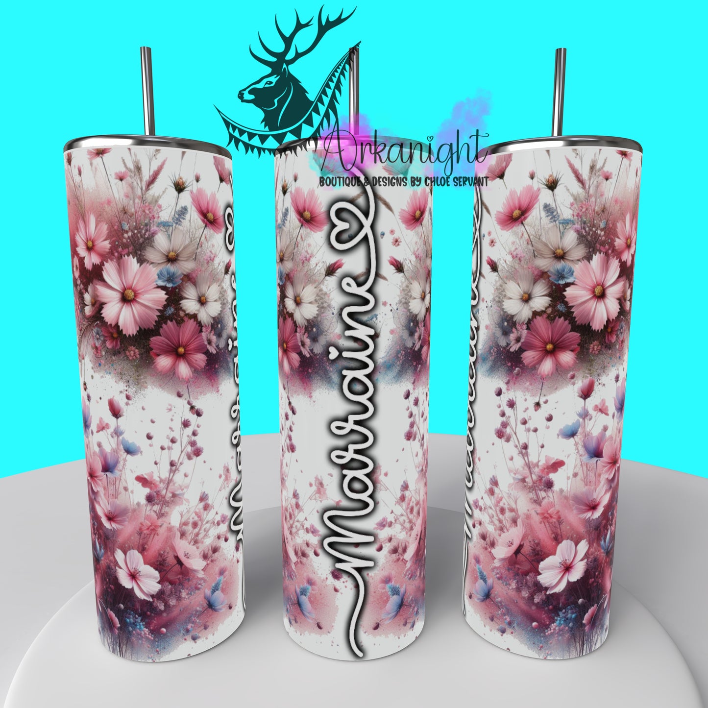 Gourde sur commande - Collection Fête des mères 2025 - Wild Flowers - Marraine