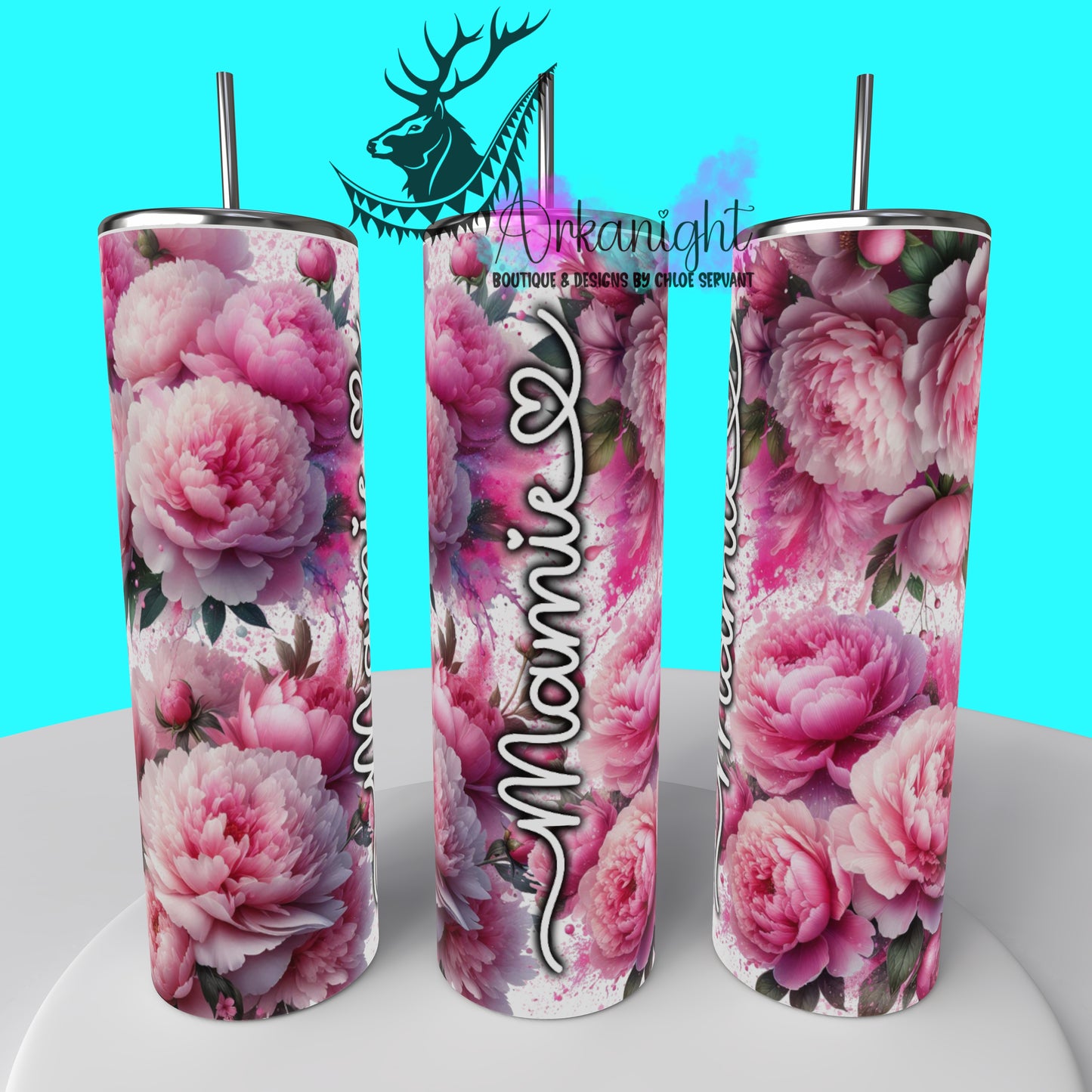 Gourde sur commande - Collection Fête des mères 2025 - Pink Peony - Mamie