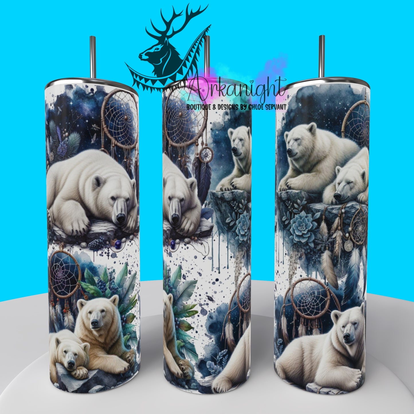 Numérique - Collection Animals on rocks - Polar Bear