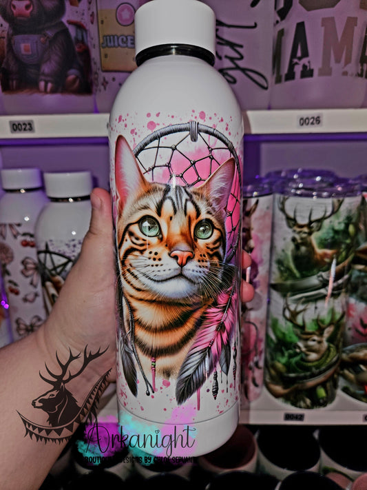 Bouteille d'eau 17 OZ Sur Commande - Isotherme - Chat Bengal