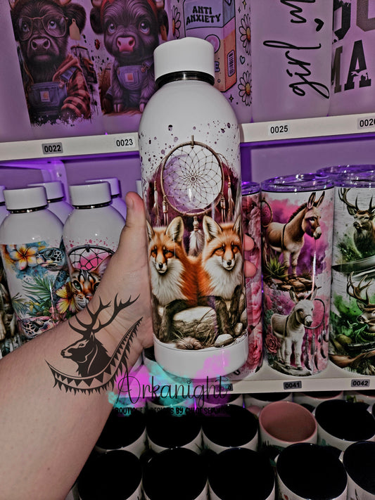 Bouteille d'eau 17 OZ Sur Commande - Isotherme - Fox on Rocks