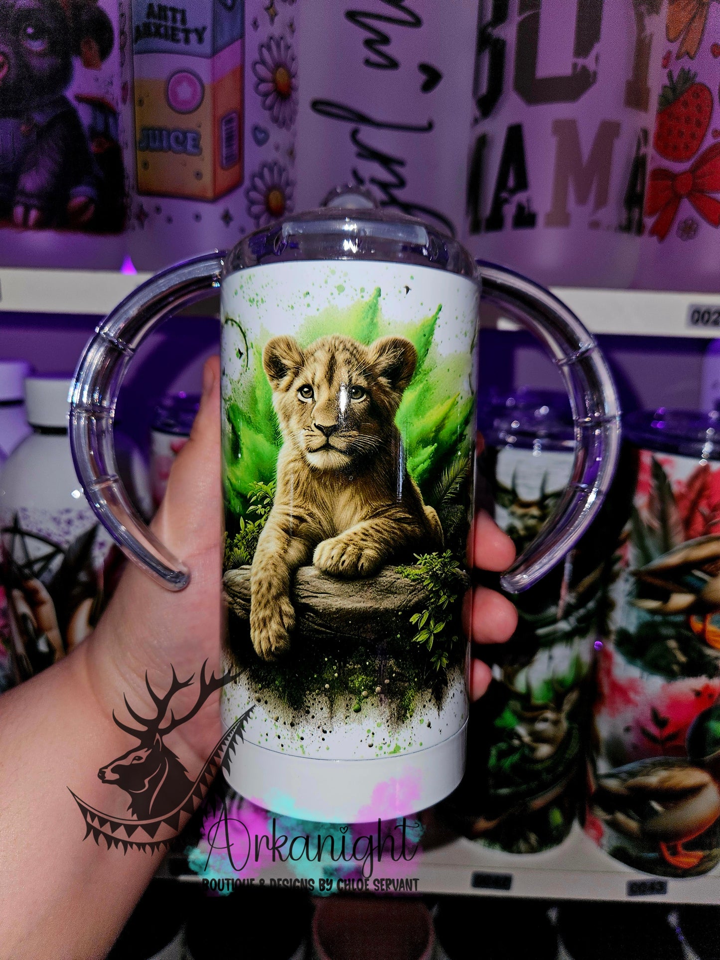 Gourde - Biberon Évolutif sur commande - Lionceau