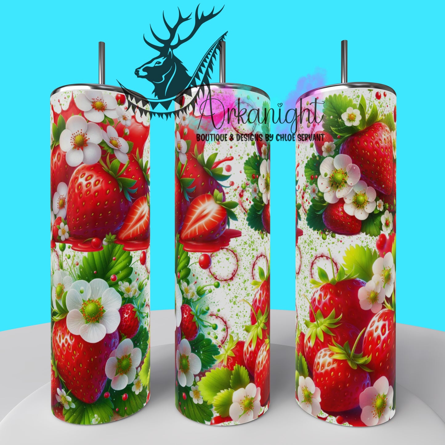 Gourde sur commande - Collection Fruits & Légumes 2025 - Fraises