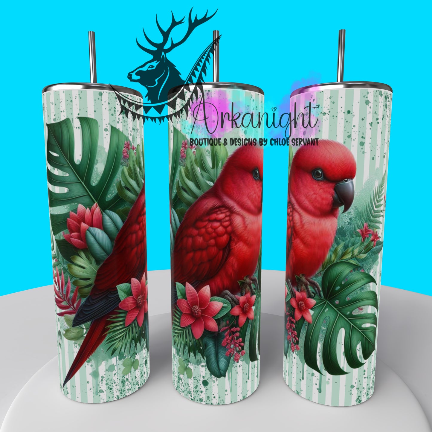 Numérique - Collection Monstera & Animals 2025 - Red Bird