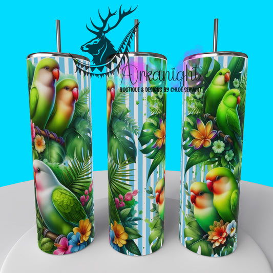 Gourde sur commande - Collection Monstera & Animals 2025 - Lovebirds