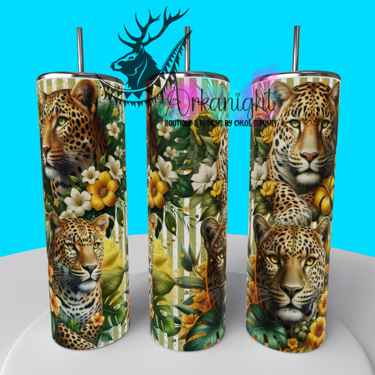 Gourde sur commande - Collection Monstera & Animals 2025 - Leopard
