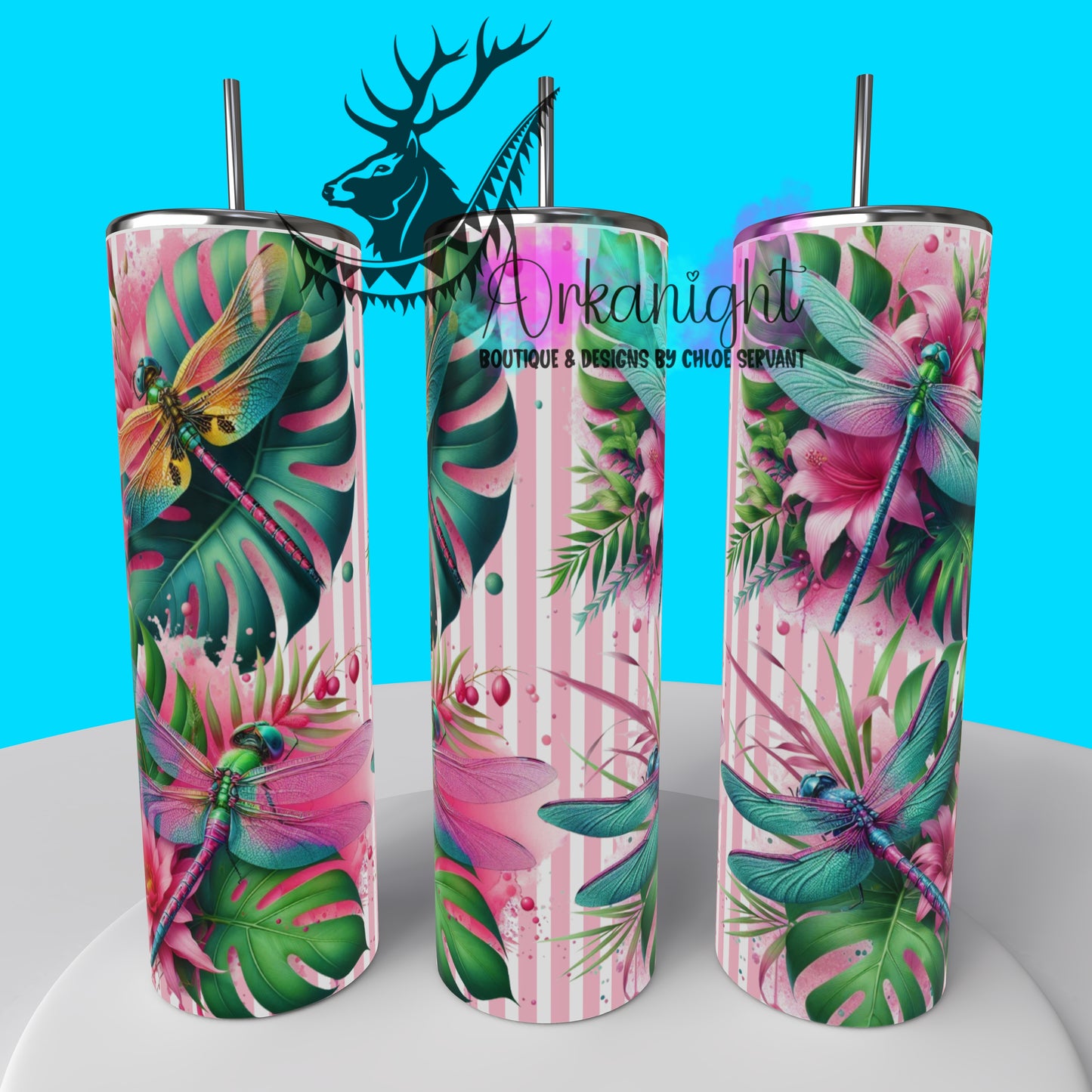Gourde sur commande - Collection Monstera & Animals 2025 - Dragonflies