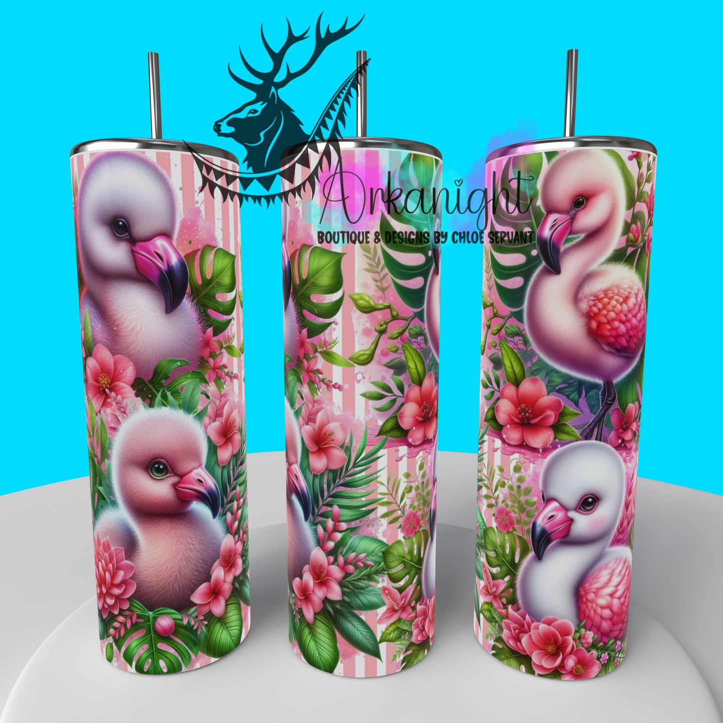 Numérique - Collection Monstera & Animals 2025 - Baby Flamingo