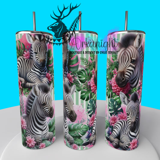 Gourde sur commande - Collection Monstera & Animals 2025 - Baby Zebra