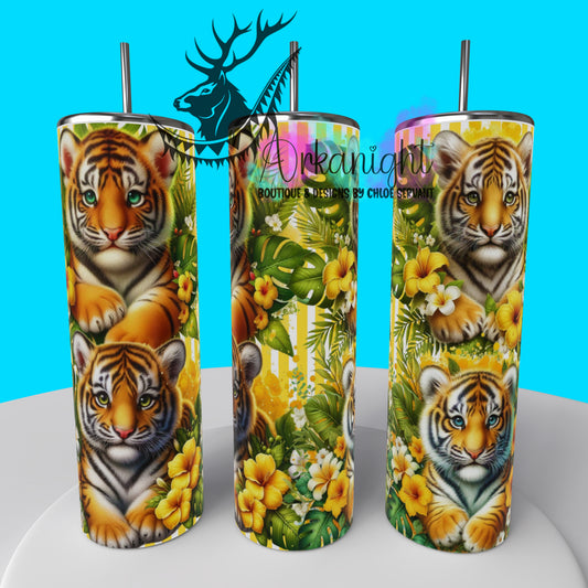 Gourde sur commande - Collection Monstera & Animals 2025 - Baby Tiger