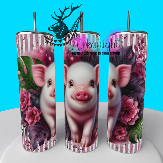 Gourde sur commande - Collection Monstera & Animals 2025 - Baby Pig