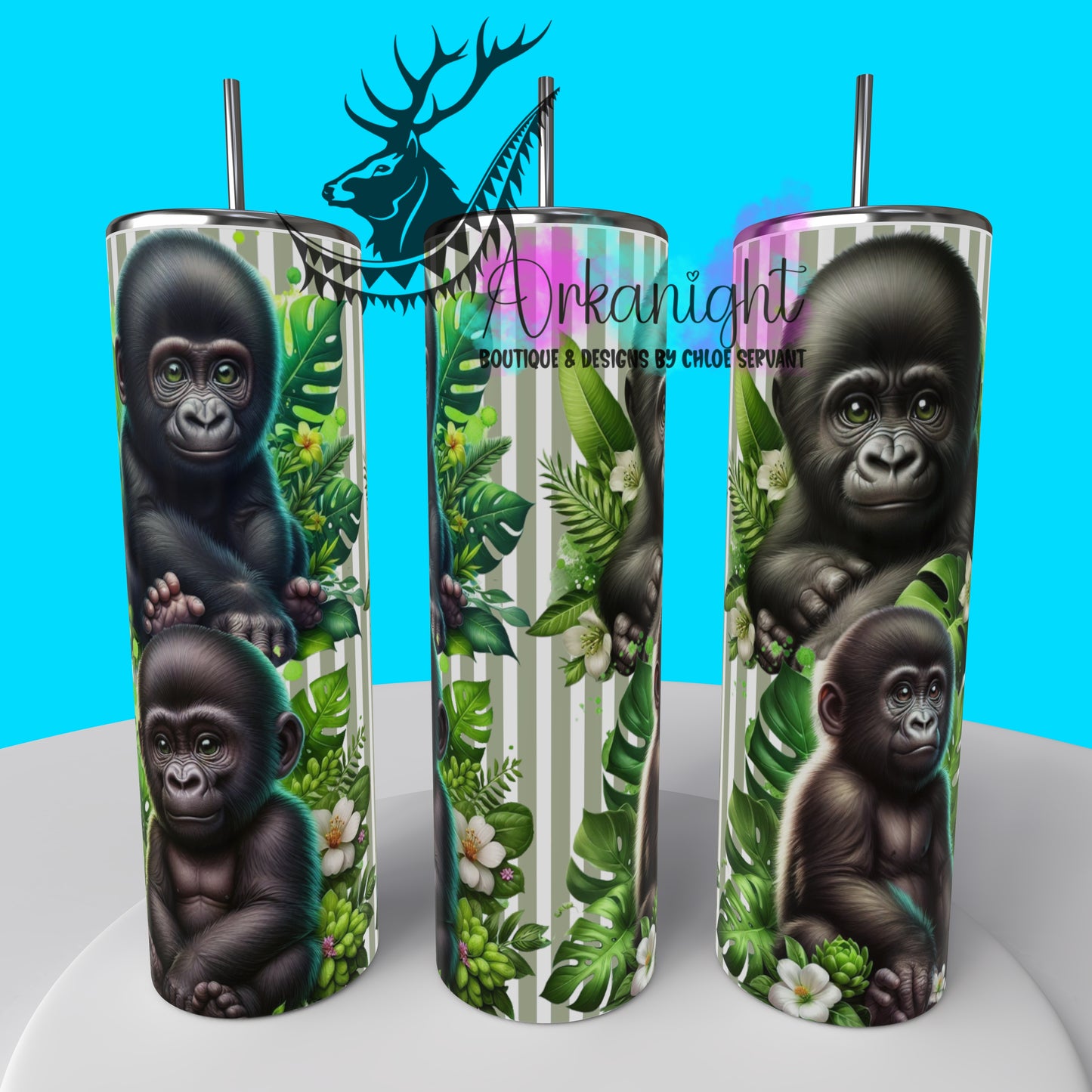 Numérique - Collection Monstera & Animals 2025 - Baby Gorilla