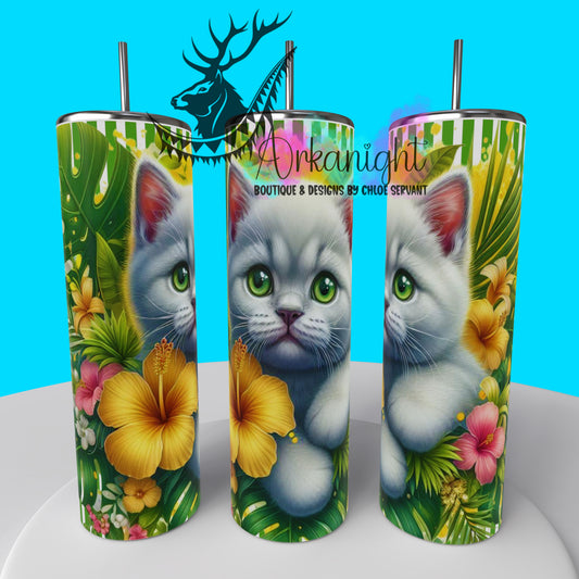 Gourde sur commande - Collection Monstera & Animals 2025 - Cute Cat