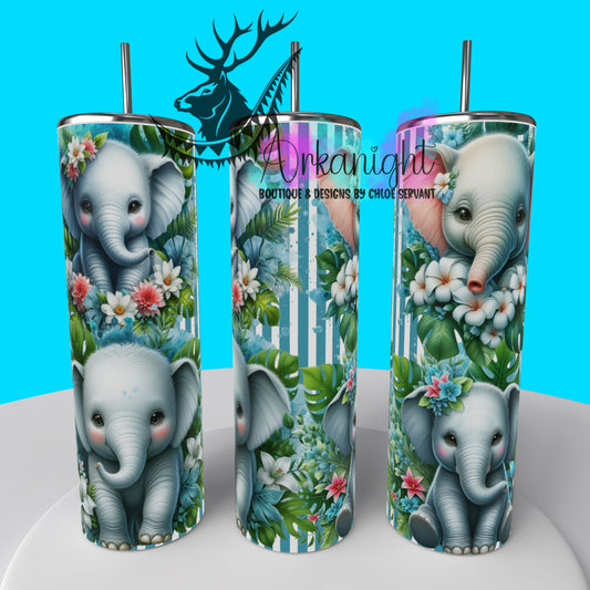 Gourde sur commande - Collection Monstera & Animals 2025 - Baby Elephant