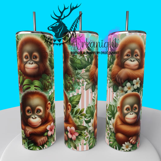 Gourde sur commande - Collection Monstera & Animals 2025 - Bébé Ourang - Outang
