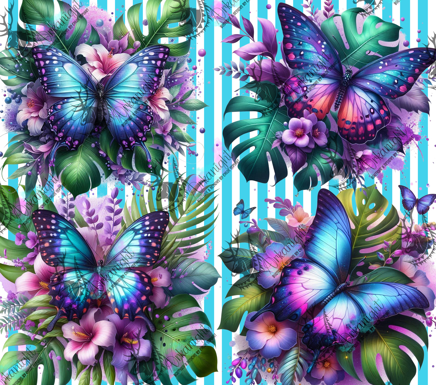 Numérique - Collection Monstera & Animals 2025 - Butterflies