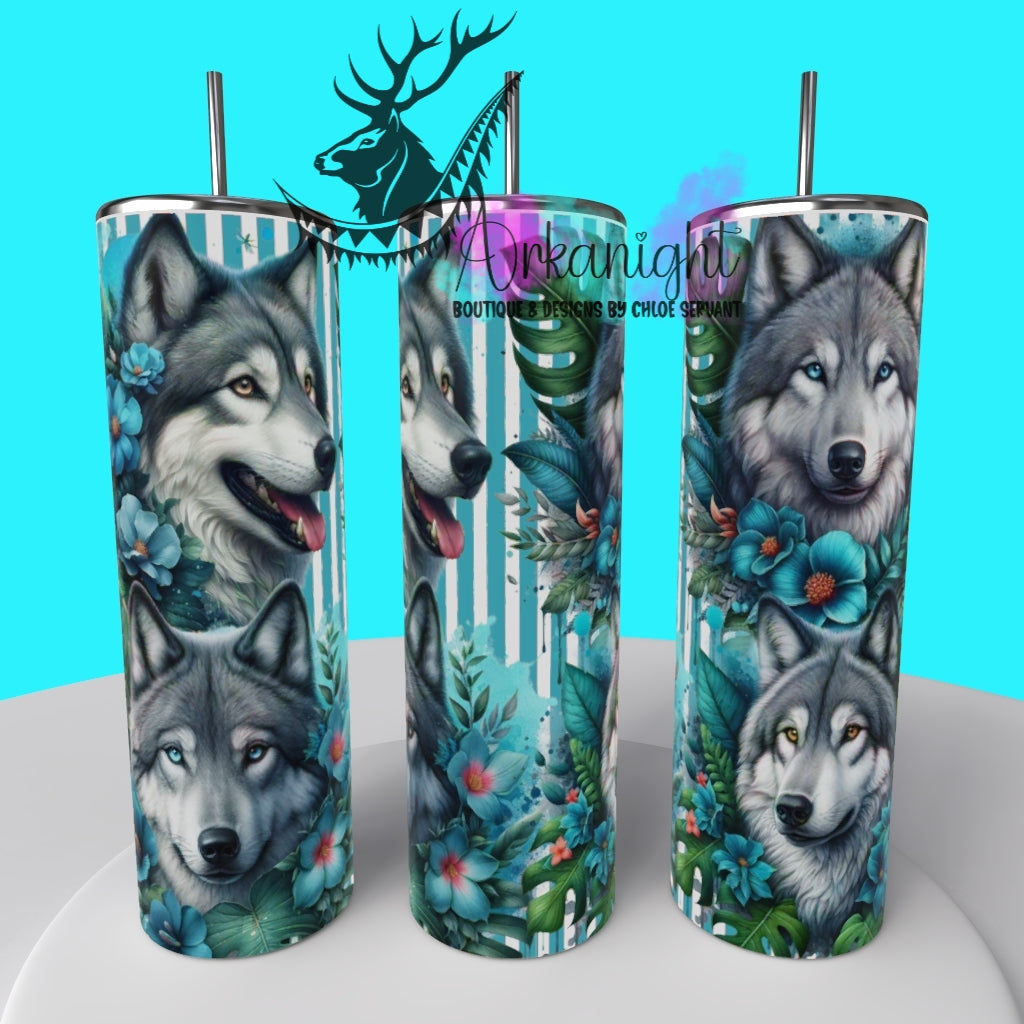 Numérique - Collection Monstera & Animals 2025 - Grey Wolf