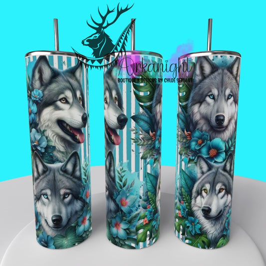 Numérique - Collection Monstera & Animals 2025 - Grey Wolf