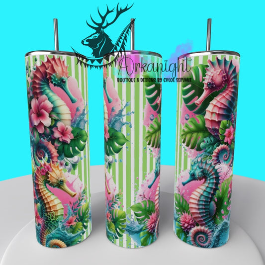 Gourde sur commande - Collection Monstera & Animals 2025 - Hippocampe