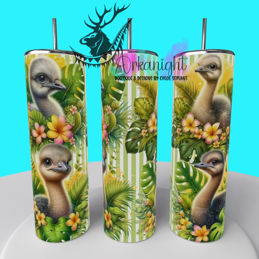 Numérique - Collection Monstera & Animals 2025 - Bébé autruche