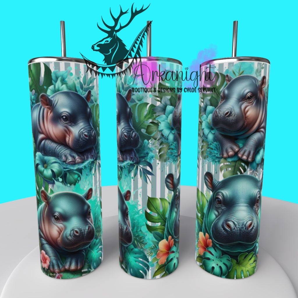 Numérique - Collection Monstera & Animals 2025 - Baby Hippo