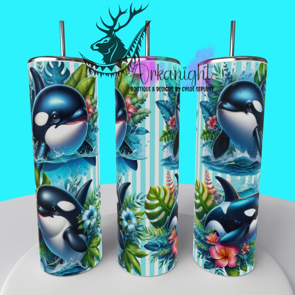 Numérique - Collection Monstera & Animals 2025 - Baby Orca
