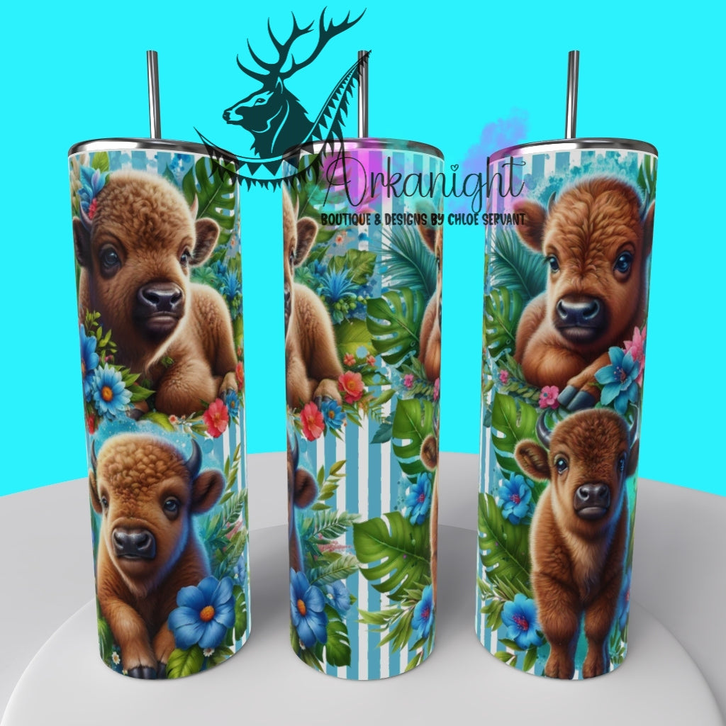 Numérique - Collection Monstera & Animals 2025 - Baby Bison