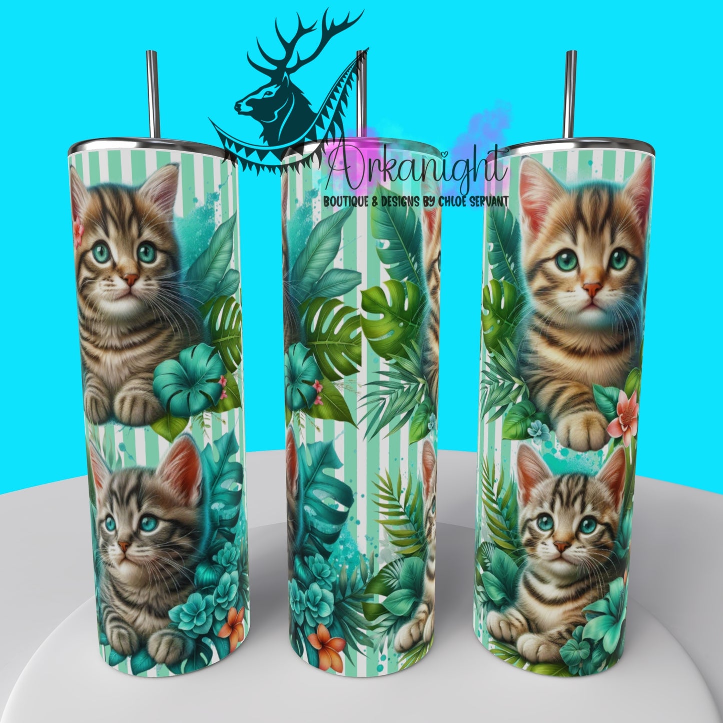 Numérique - Collection Monstera & Chaton 2025 - Tigré Brun