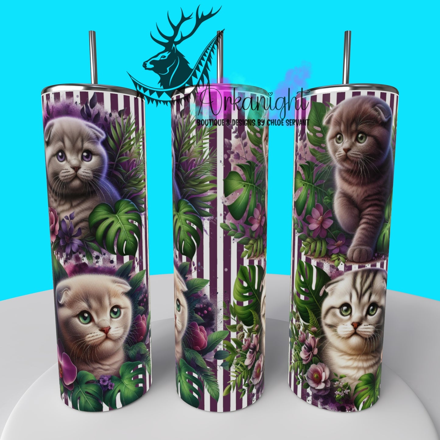 Numérique - Collection Monstera & Chaton 2025 - Scottish Fold