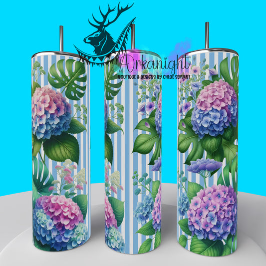 Gourde sur commande - Collection Monstera & Fleurs 2025 - Hydrangea