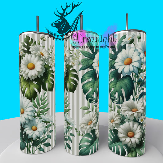 Gourde sur commande - Collection Monstera & Fleurs 2025 - Marguerite