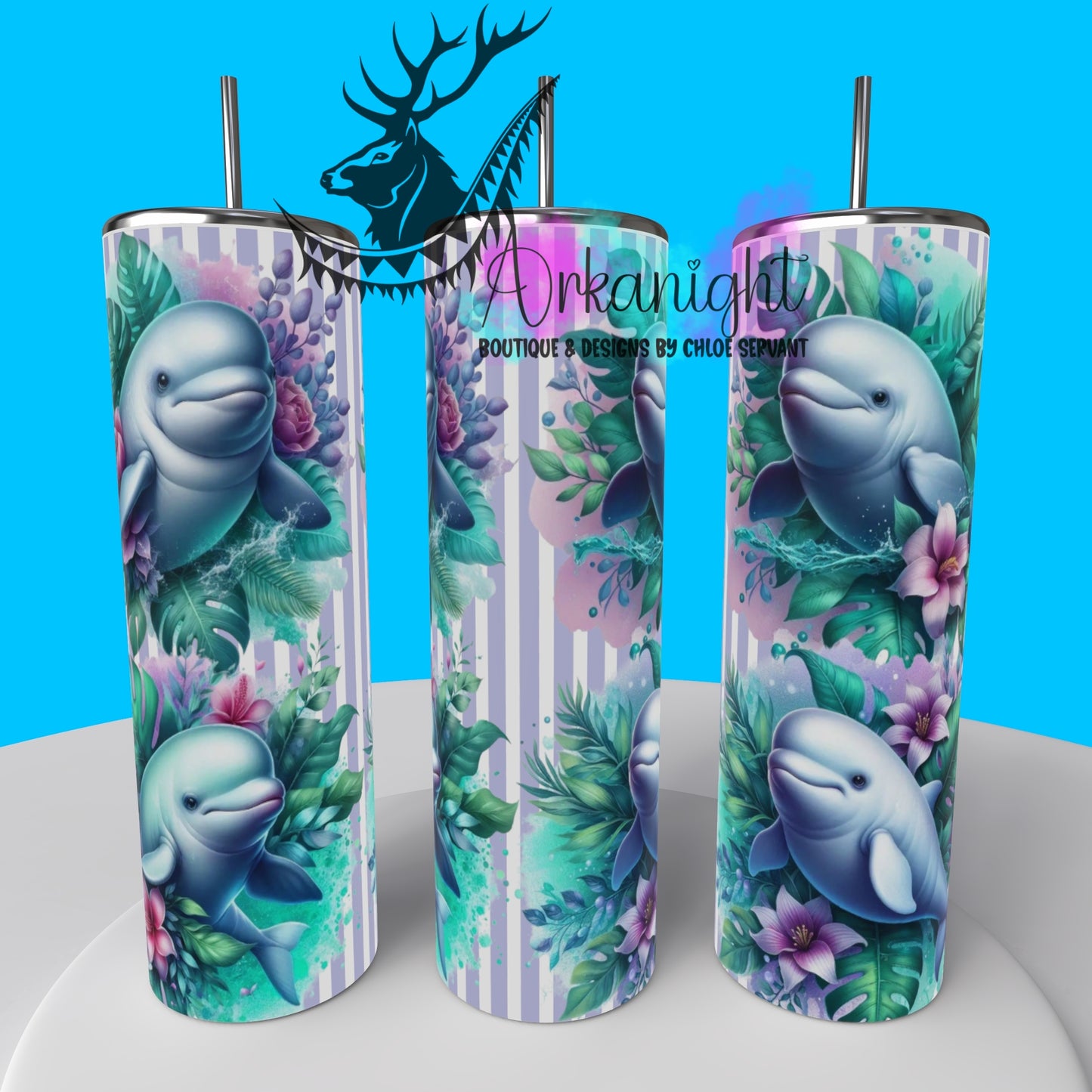 Numérique - Collection Monstera & Animals - Beluga