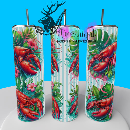 Gourde sur commande - Collection Monstera & Animals - Homard