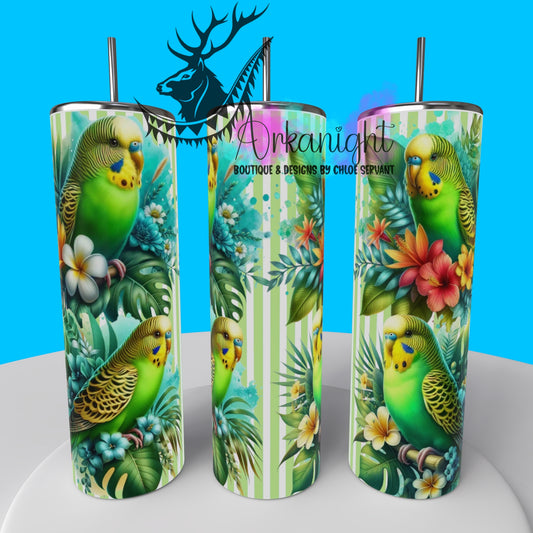 Gourde sur commande - Collection Monstera & Animals - Peruche Verte