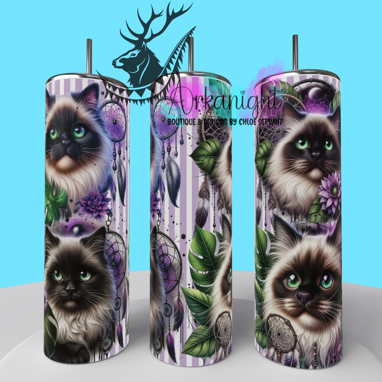 Numérique - Collection Monstera & Chat - Ragdoll