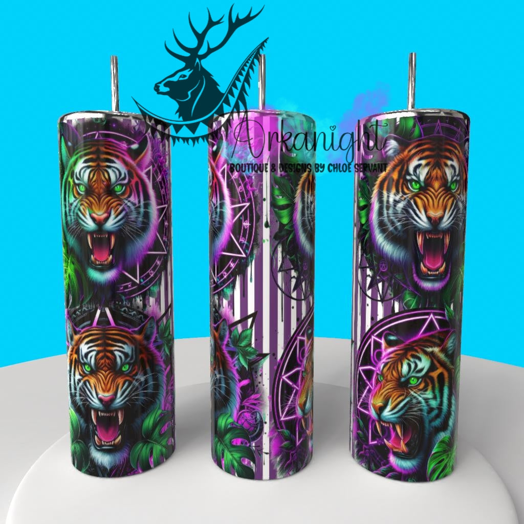 Numérique - Collection Monstera & Halloween 2025 - Psycho Tiger