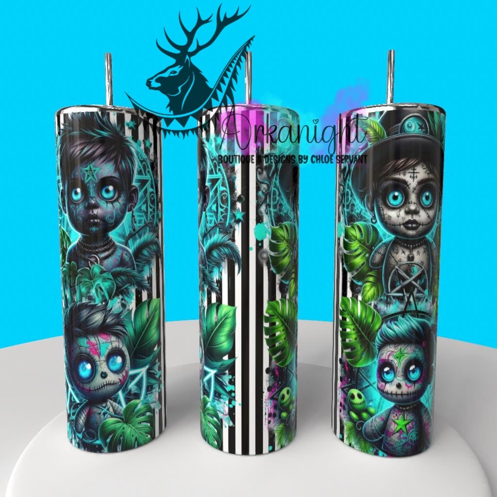 Numérique - Collection Monstera & Halloween 2025 - Blue Vodoo Doll