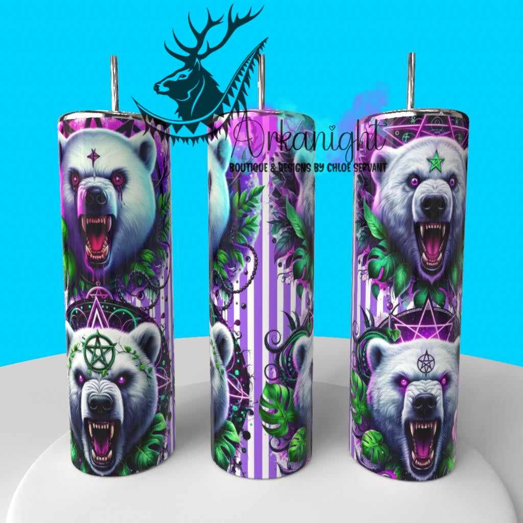 Numérique - Collection Monstera & Halloween 2025 - Psycho Polar Bear
