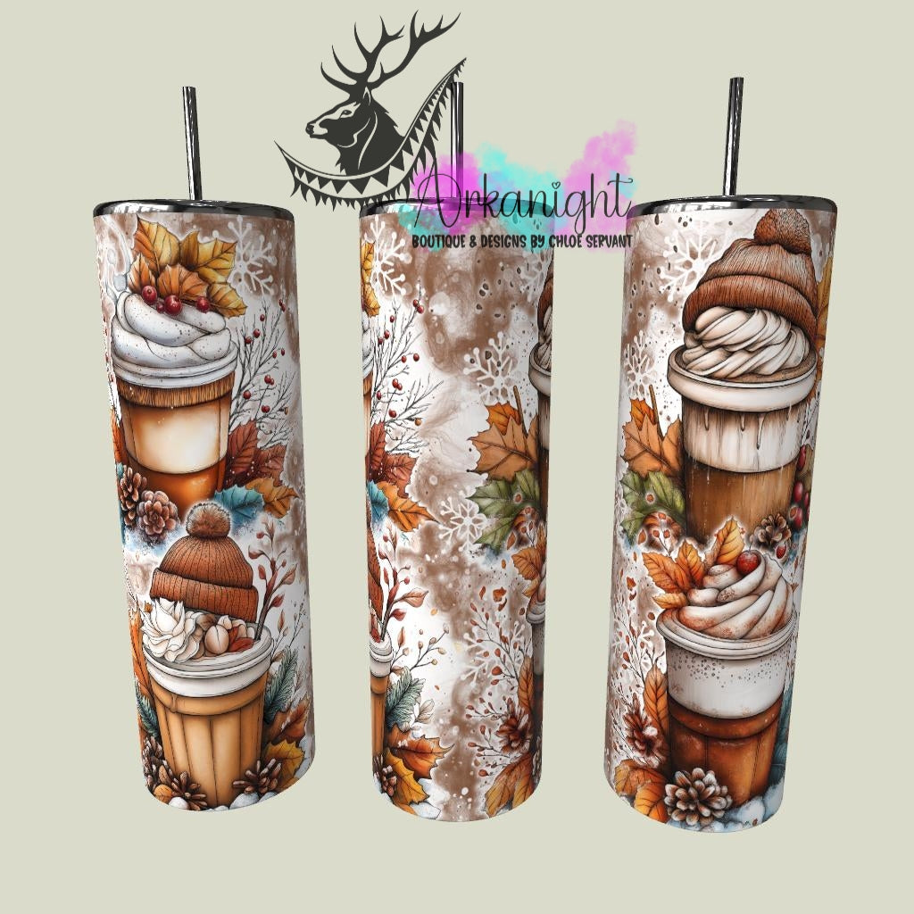 Gourde sur commande - Collection Hiver & Noël 2025  - Café d'hiver