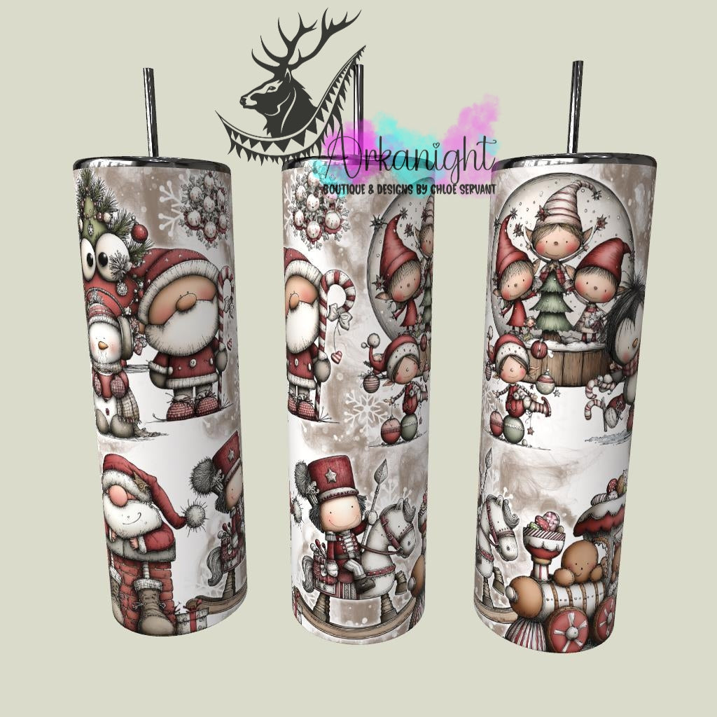 Gourde sur commande - Collection Hiver & Noël 2025 Vintage - 06
