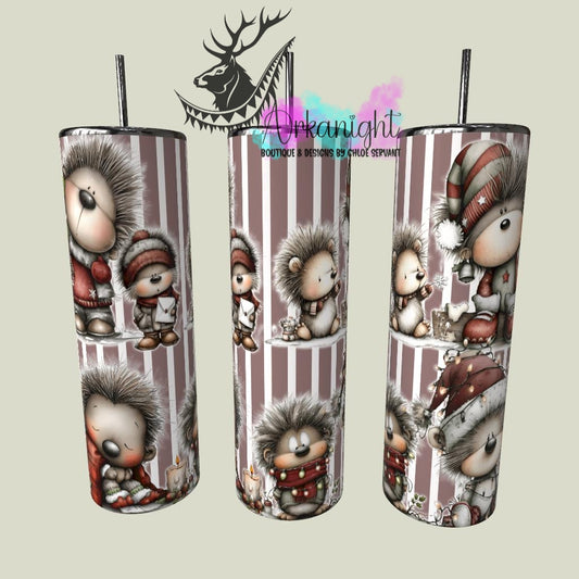 Numérique - Collection Hiver & Noël 2025 Vintage - Hérisson Festifs