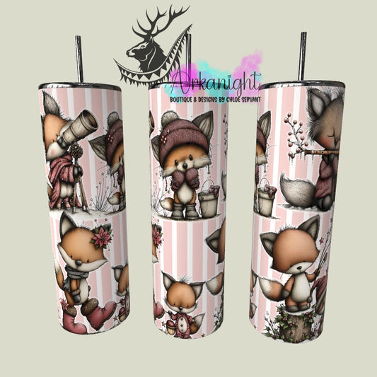 Numérique - Collection Hiver & Noël 2025 Vintage - Renards Festifs