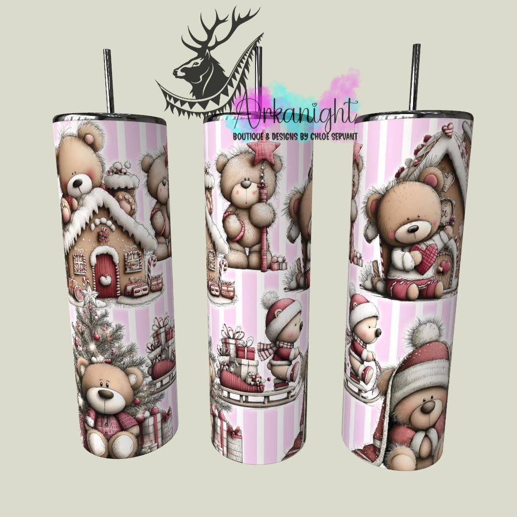 Numérique - Collection Hiver & Noël 2025 Vintage - Oursons Festifs