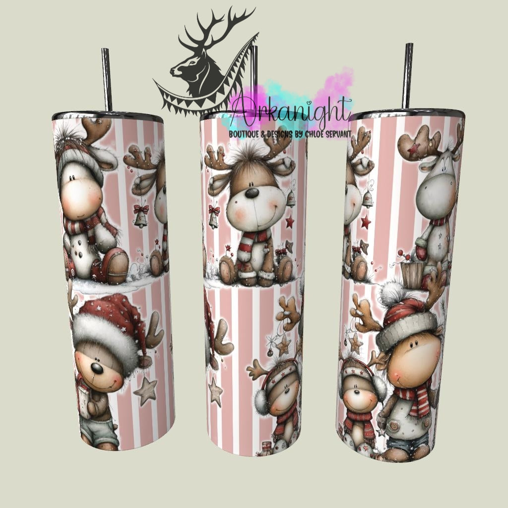 Numérique - Collection Hiver & Noël 2025 Vintage - Orignaux Festifs - 01