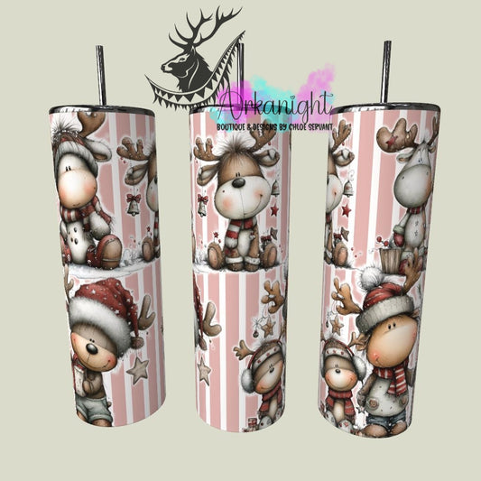 Numérique - Collection Hiver & Noël 2025 Vintage - Orignaux Festifs - 01