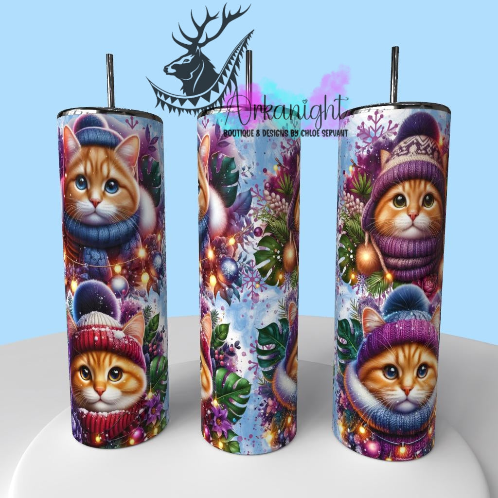 Numérique - Collection Hiver, Monstera & Chats - Chat Roux